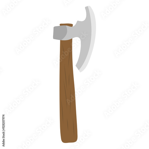 Cartoon axe vector illustration 