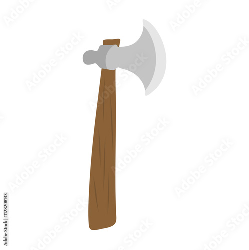 Cartoon axe vector illustration 