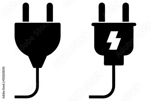 electric plug silhouette.