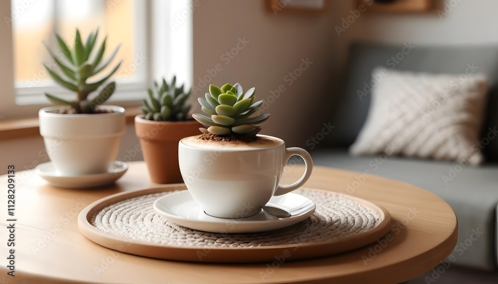 cup of coffee on table cup of coffee on table