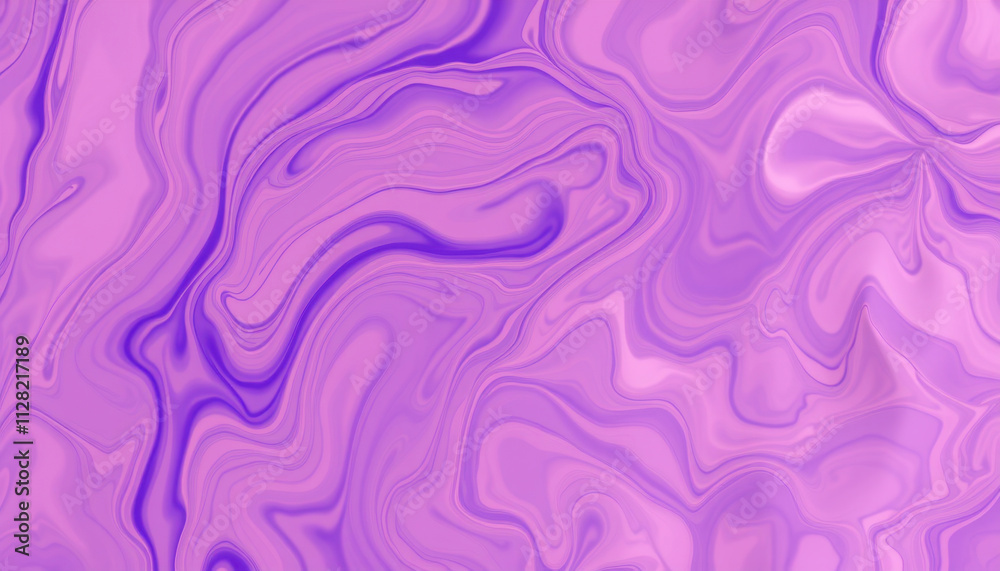 Fototapeta premium Abstract Purple Swirl Liquid Marble Design