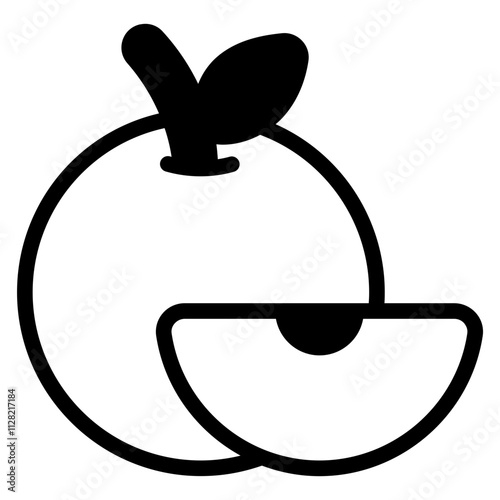 Nutritional food Solid Icon