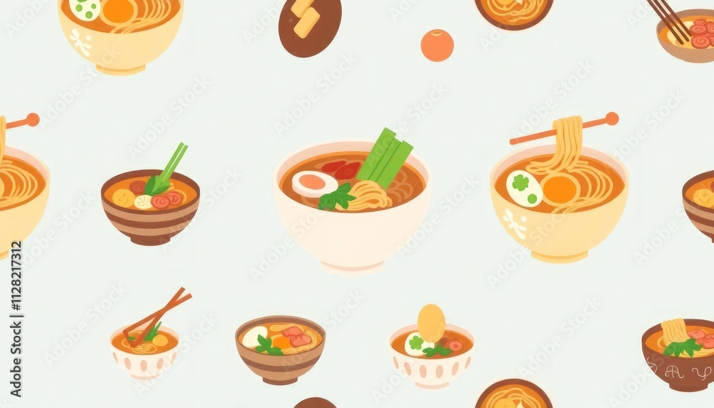 set of icons ramen or set of icons noodles
set of icons ramen or set of icons noodles