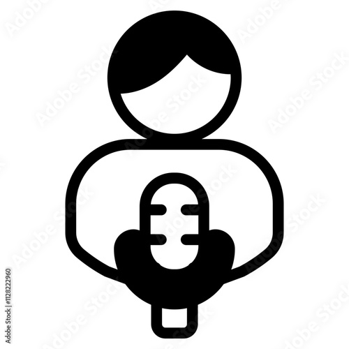 Podcast guess Solid Icon