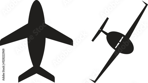 Passenger Plane Vector Graphic, Creative and High-Quality Design for Flight, Aerospace, and Tourism Projects