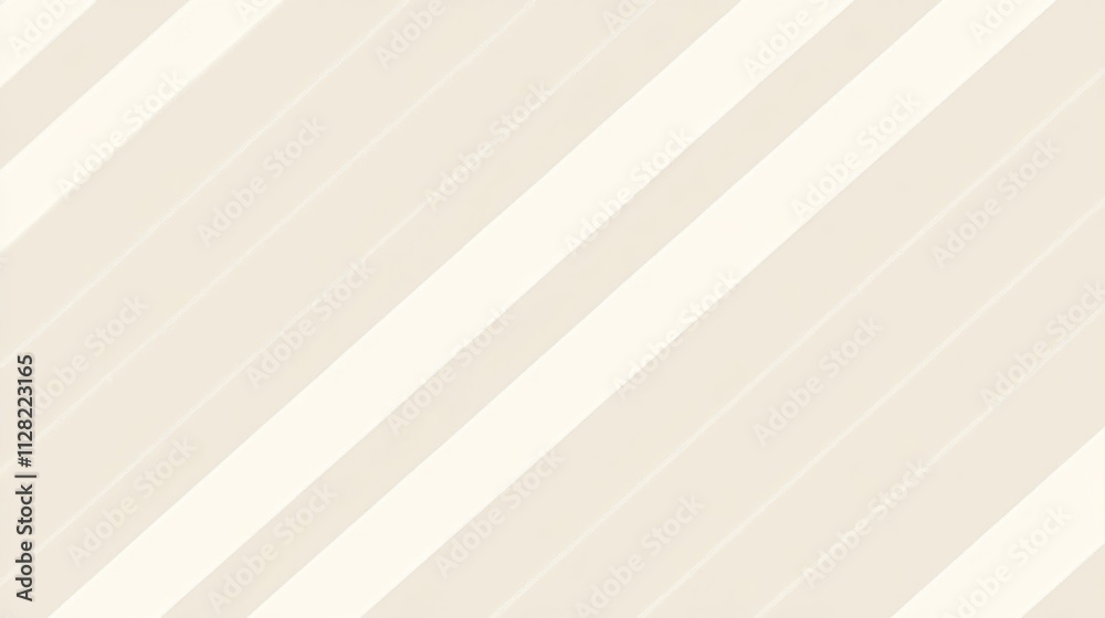 Fototapeta premium Abstract Beige And White Diagonal Stripe Pattern