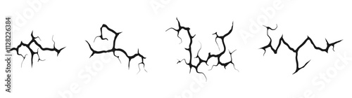 ground crack, land crack element