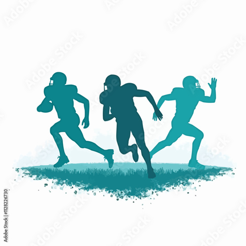 set of Rugby player