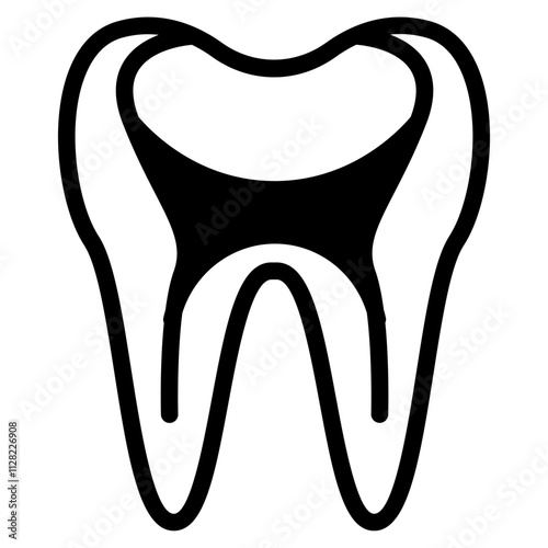 Pulpitis treatment Solid Icon