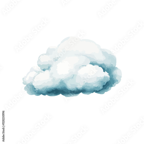Watercolor Cloud Illustration
