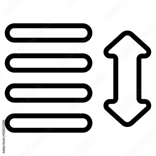 Spacing Line Icon