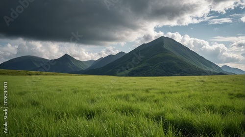 a grassy field