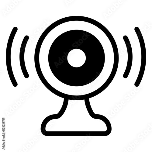 Webcast Solid Icon