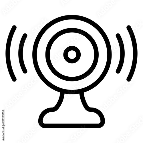Webcast Line Icon