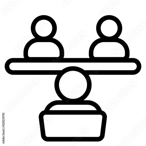 Webinar offline Line Icon