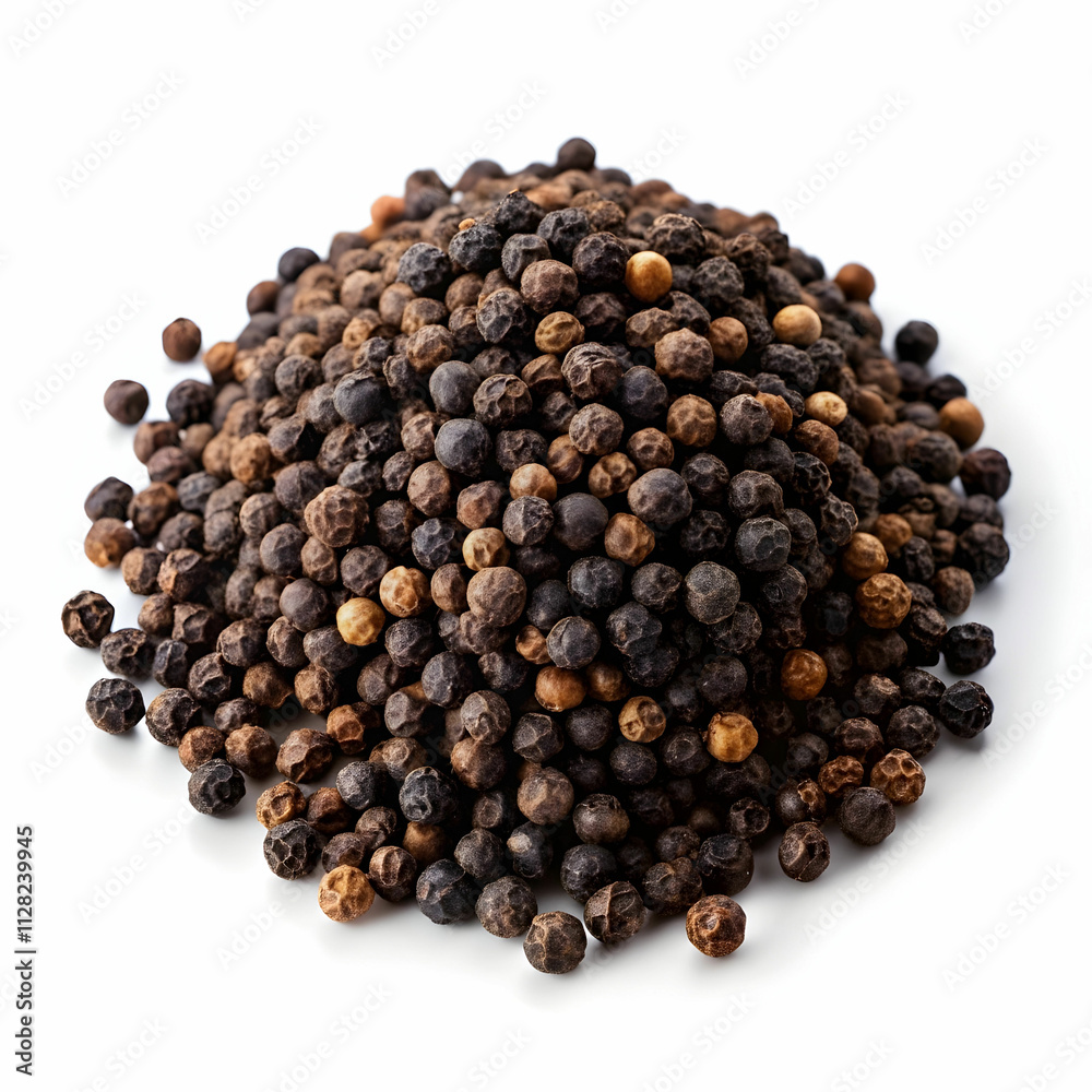 Black Pepper Isolated on Transparent Background Black Pepper Isolated on Transparent Background