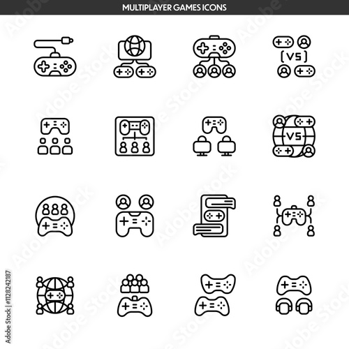 Multiplayer Games Icons