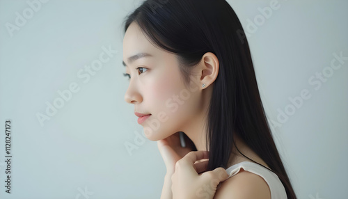 若い女性のビューティーイメージ