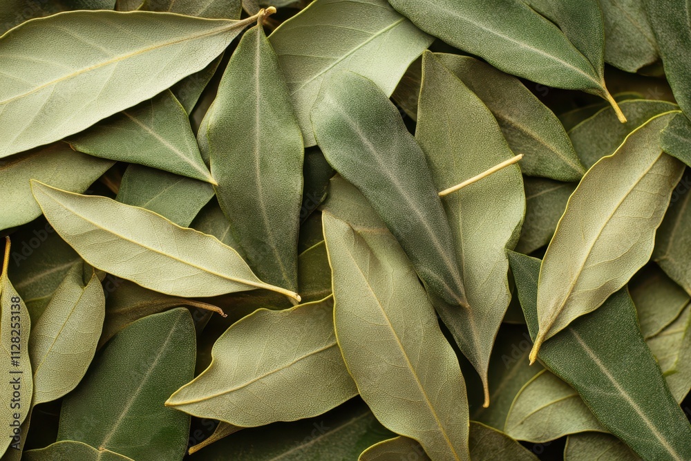 Close-up shot of dried bay leaves. Ideal for culinary, herbal, or spice-themed projects. Close-up shot of dried bay leaves. Ideal for culinary, herbal, or spice-themed projects.