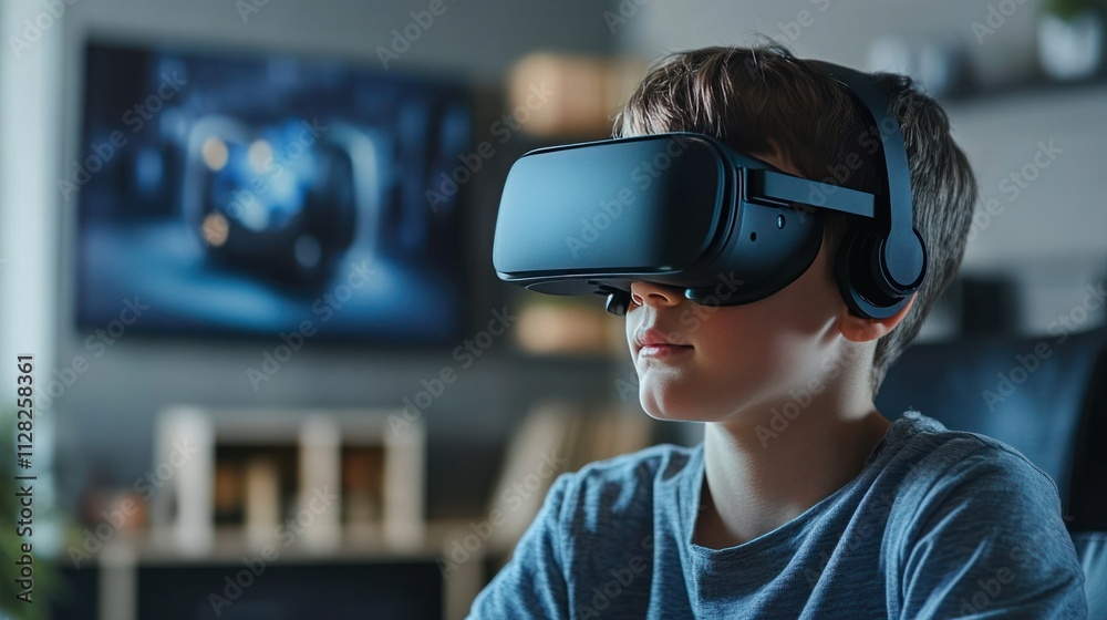 A boy explores gaming influencers, sharing experiences with young friends about exciting trends in virtual worlds A boy explores gaming influencers, sharing experiences with young friends about exciting trends in virtual worlds