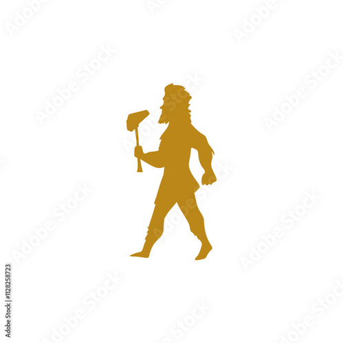 Human evolution illustration