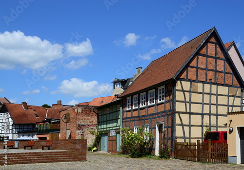 Historical Buildings in the Old Hanse Town Salzwedel, Saxony - Anhalt