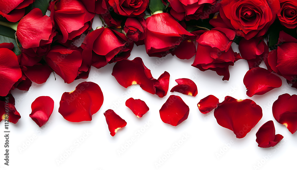 An image of red rose petals blending with flowing red blood cells, symbolizing love, romance, and the beauty of nature An image of red rose petals blending with flowing red blood cells, symbolizing love, romance, and the beauty of nature