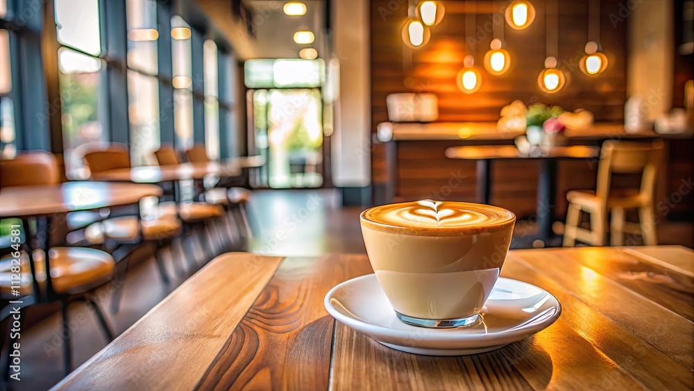 Coffee latte in a cafe on a table, coffee, latte, cafe, table, drink, beverage, relax, cozy, morning, cappuccino, foam, hot Coffee latte in a cafe on a table, coffee, latte, cafe, table, drink, beverage, relax, cozy, morning, cappuccino, foam, hot