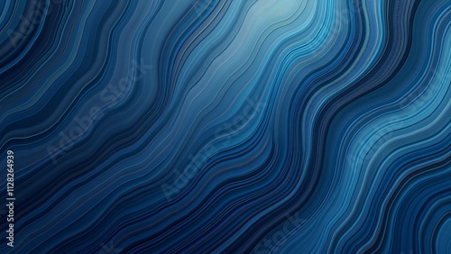 Mesmerizing Dark Blue Swirly Gradient Wallpaper, Abstract Dynamic Fluid Art Background with Cerulean, Cobalt, and Navy Shades photo