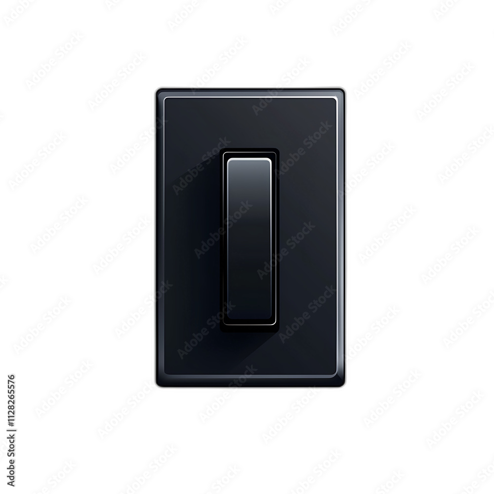 Sleek Black Light Switch On Off Toggle Modern Minimalist Design Dark Background Power Button Sleek Black Light Switch On Off Toggle Modern Minimalist Design Dark Background Power Button