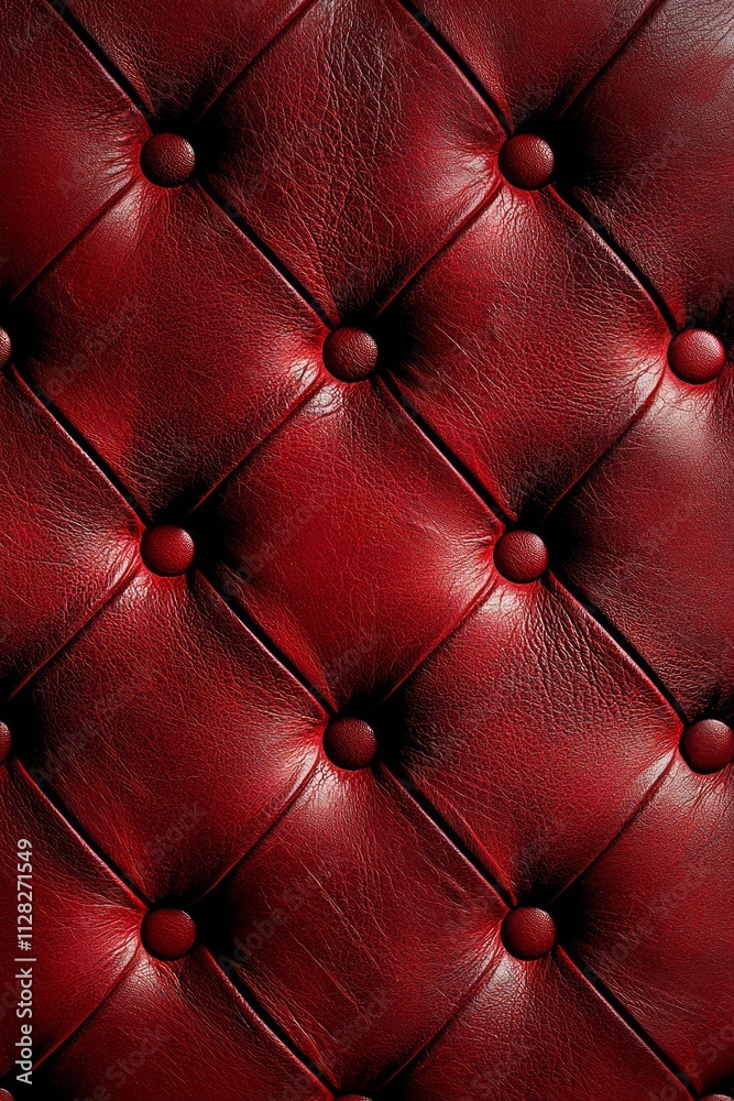 Naklejka premium Red leather texture background in a simple style, minimalist design