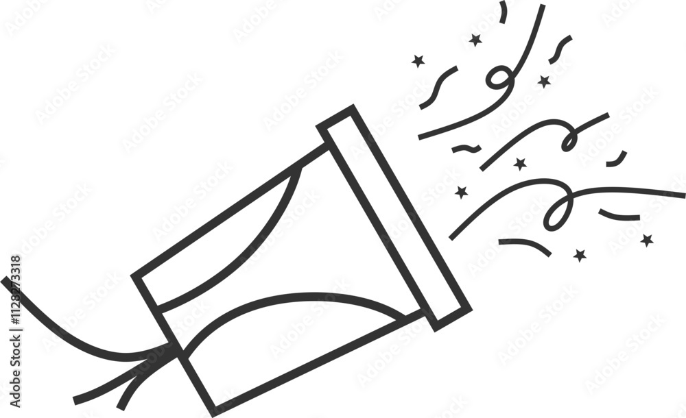 New Year Confetti Icon New Year Confetti Icon