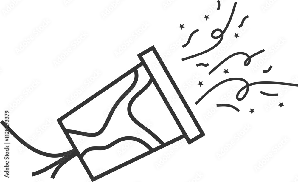 New Year Confetti Icon