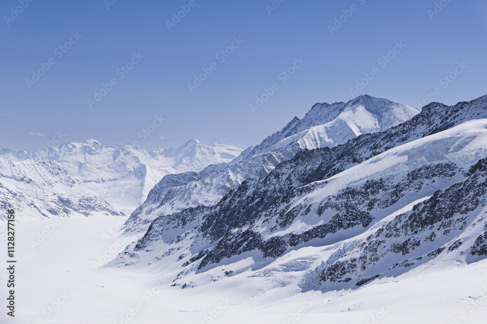 Fototapeta premium Landscape of Jungfrau, Switzerland