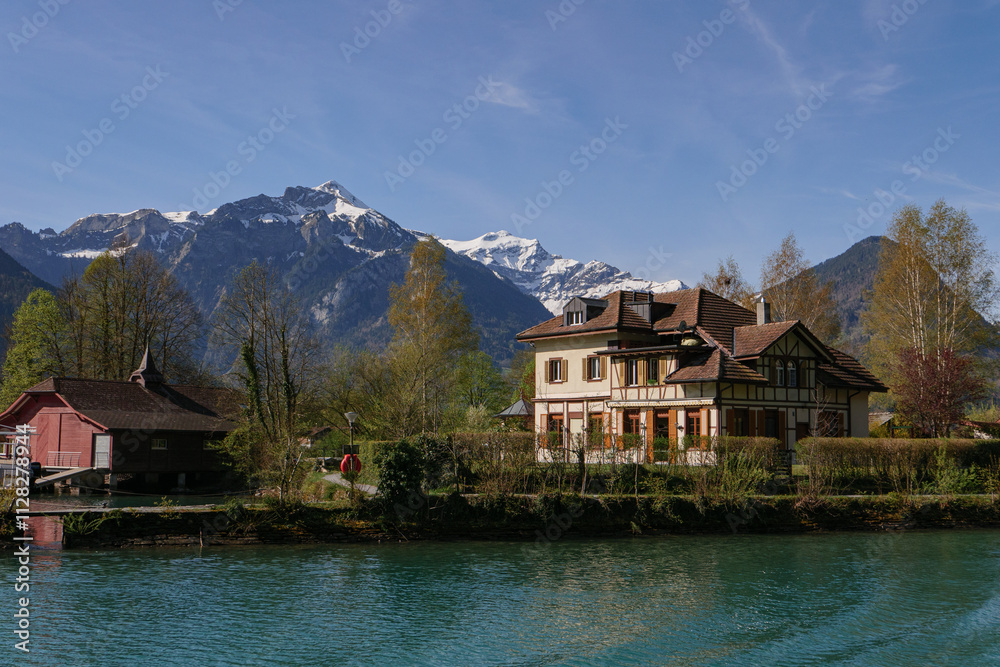 Scenery of Interlaken, Switzerland Scenery of Interlaken, Switzerland
