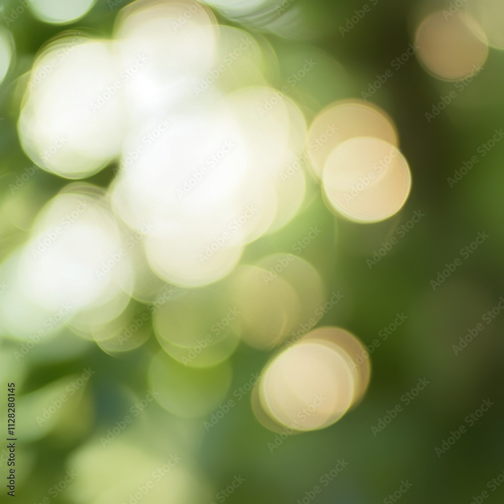 Obraz premium nature green bokeh blur background or texture