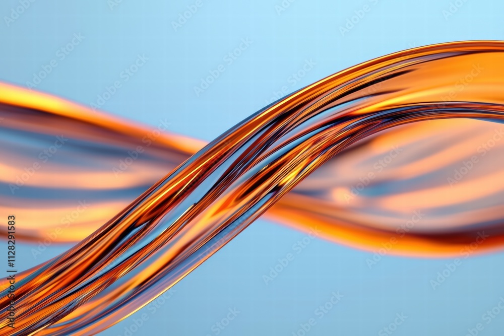 genetic differences concepts. A dynamic, flowing wave of vibrant orange and blue, showcasing the beauty of movement and light in a fluid design. genetic differences concepts. A dynamic, flowing wave of vibrant orange and blue, showcasing the beauty of movement and light in a fluid design.