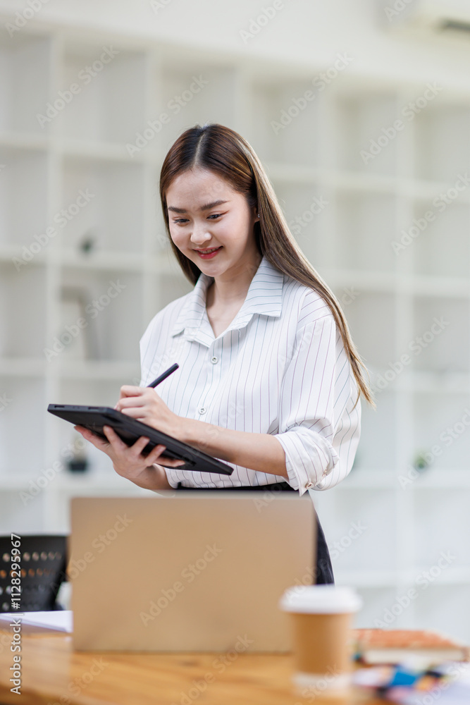 Happy young business asian woman with blank copy space area for text or slogan,Closeup portrait of beautiful Asian woman in the office
Happy young business asian woman with blank copy space area for text or slogan,Closeup portrait of beautiful Asian woman in the office