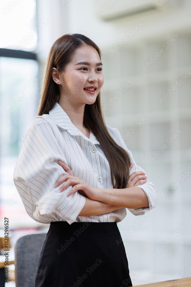 Happy young business asian woman with blank copy space area for text or slogan,Closeup portrait of beautiful Asian woman in the office
Happy young business asian woman with blank copy space area for text or slogan,Closeup portrait of beautiful Asian woman in the office