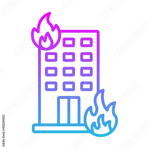 Building Fire Icon