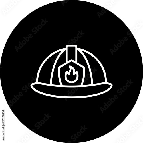 Firefighter Helmet Icon