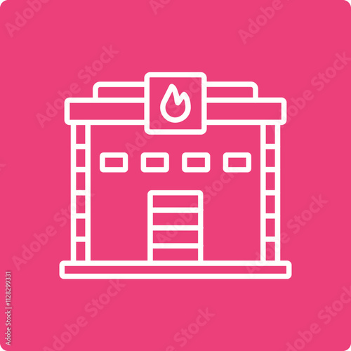 Fire Station Icon