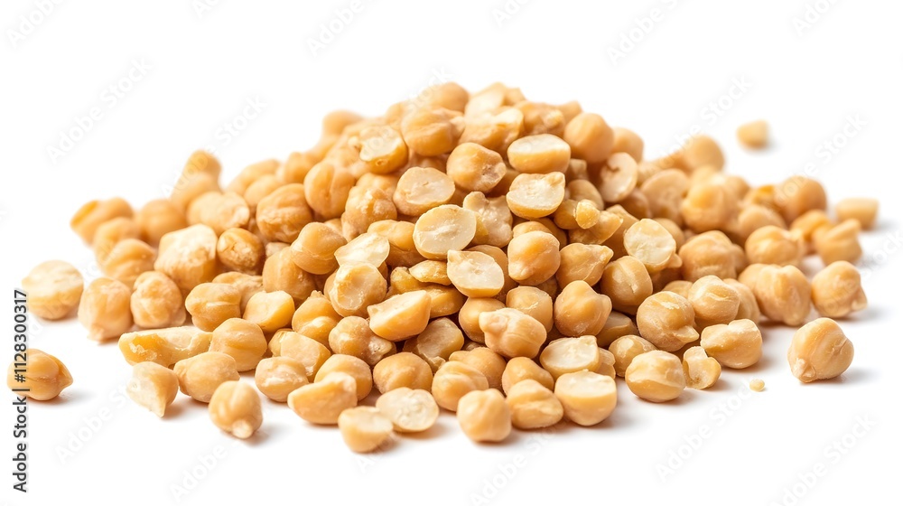 Chopped Chickpeas, Gram Chopped cabbage isolated in white background Chopped Chickpeas, Gram Chopped cabbage isolated in white background