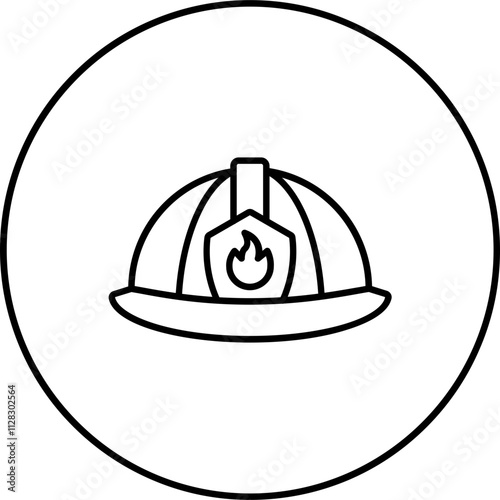 Firefighter Helmet Icon