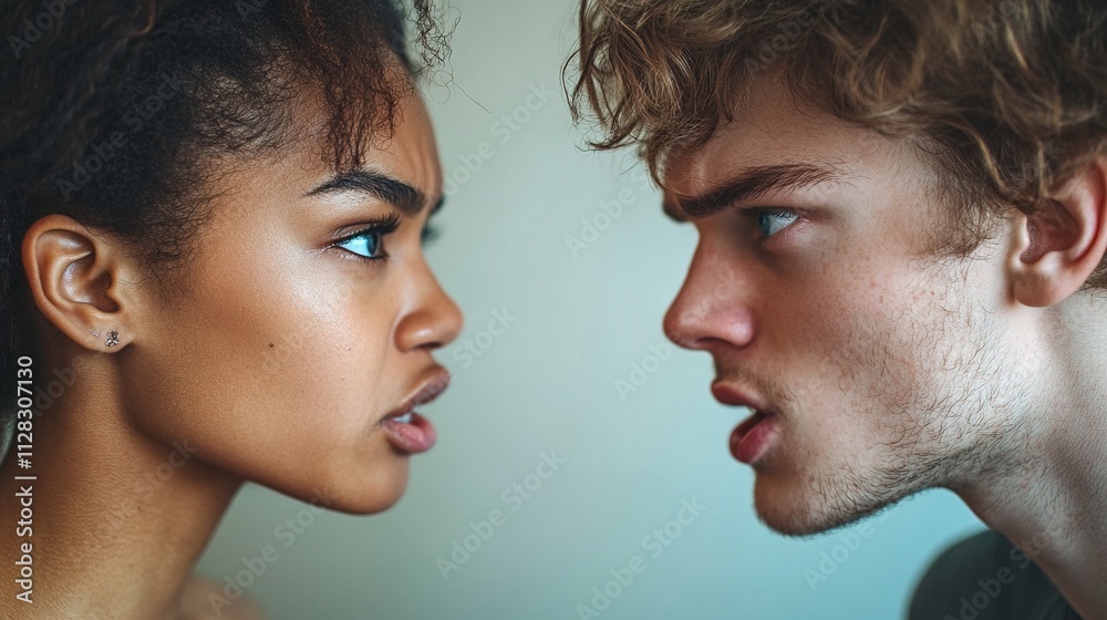 Intense Eyeball Exchange: A Study of Opposites' Attraction