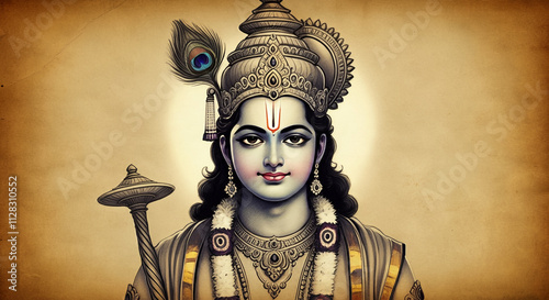 A traditional depiction of ...