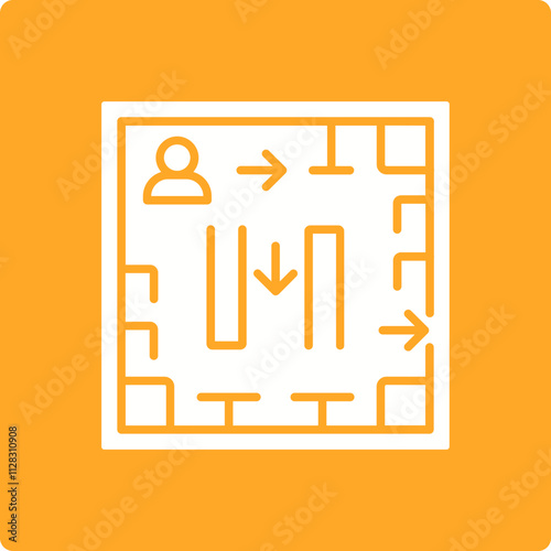 Evacuation Plan Icon