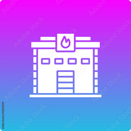 Fire Station Icon