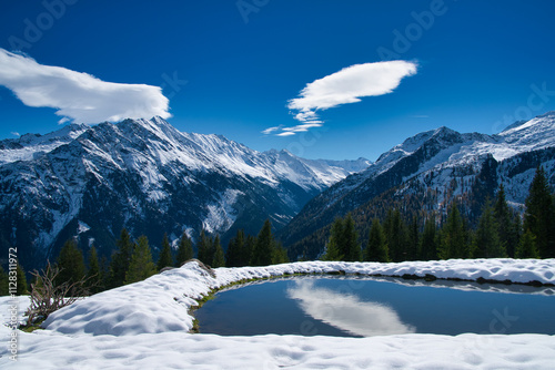 Österreich Wanderung am Plattenkogel am Zillertal/Salzburger Land