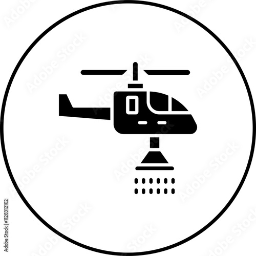 Firefighter Helicopter Icon